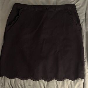 Skies Are Blue Black Mini Skirt